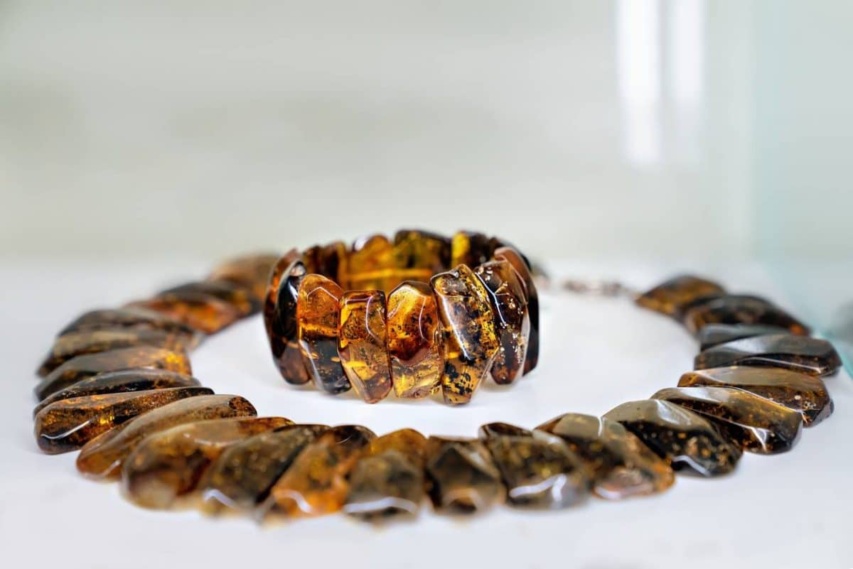 bracelet en pierre naturelle orange